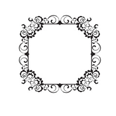 Frame, in the style of an ornament, Vector illustration eps 10, Art.	
