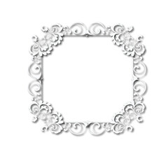 Frame, in the style of an ornament, Vector illustration eps 10, Art.	