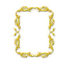 Frame, in the style of an ornament, Vector illustration eps 10, Art.	