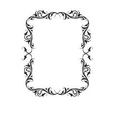Frame, in the style of an ornament, Vector illustration eps 10, Art.	