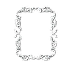 Frame, in the style of an ornament, Vector illustration eps 10, Art.	