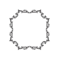 Frame, in the style of an ornament, Vector illustration eps 10, Art.	