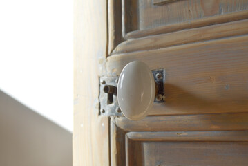 Poignée de porte porcelaine