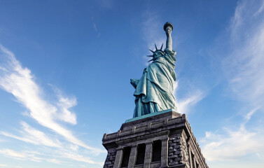 statue of liberty, eighties, new york, manhattan, usa, 