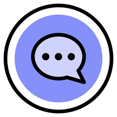 Fototapeta premium chat announce interface ui icon