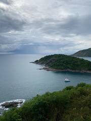 view of the coast of the island of island