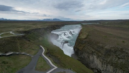 View of the hills on a cloudy day