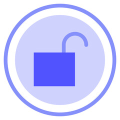 unlock security interface ui icon