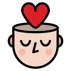 responsibility mind human strength icon