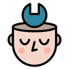 restorative mind human fix icon