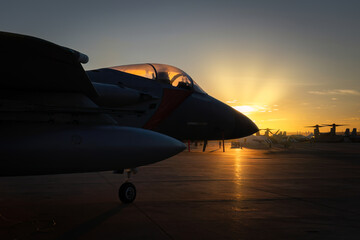 Obraz na płótnie Canvas Sunrise on the Eagle 2