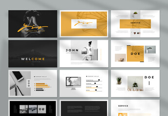Creative Minimal Presentation Layout
