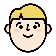 happy face avatar profile icon