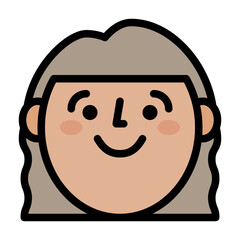 happy face smile profile icon