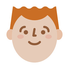 avatar man guy smile icon