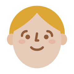 avatar man happy smile icon