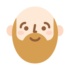 guy avatar face happy icon