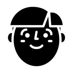 guy happy profile avatar icon