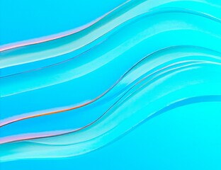 Obraz premium Computer generated blue abstract waves