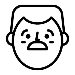 face happy man avatar icon