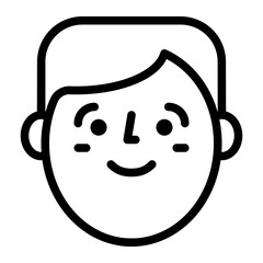 face happy profile avatar icon