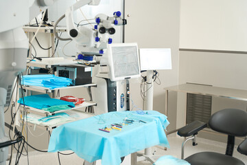 Surgical instruments, patient health monitoring equipment in operation room