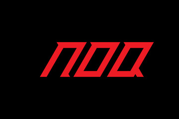 NOQ LETTER and ALPHABET LOGO DESIGN