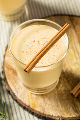 Boozy Holiday Eggnog Cocktail