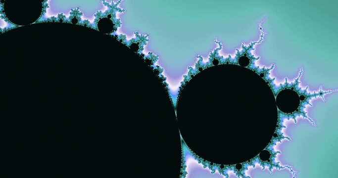 Computer animation of a mandelbrot fractal