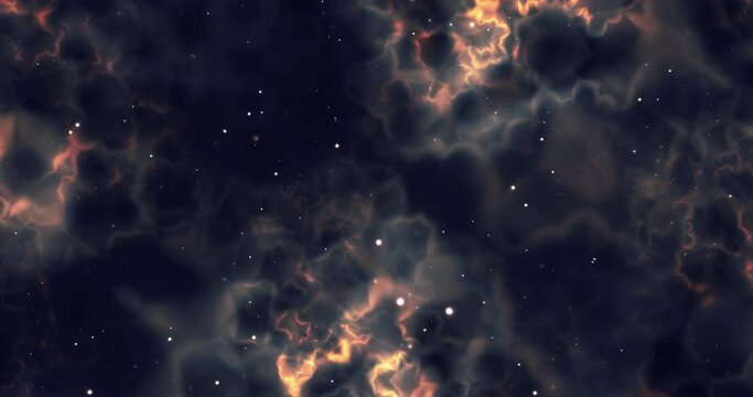 Beautiful universe with glowing nebule, galaxies and star dust