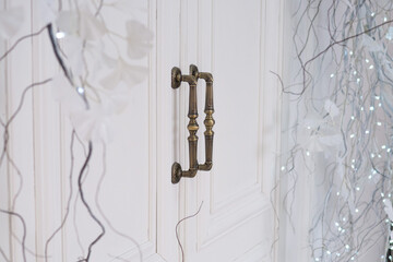 Vintage handles for swing doors