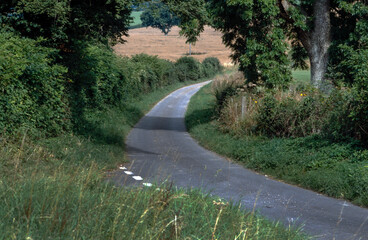 dorset, england, countryside, eighties, country road, hills, 
