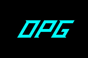 OPG LETTER and ALPHABET LOGO DESIGN