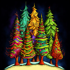 Christmas card design