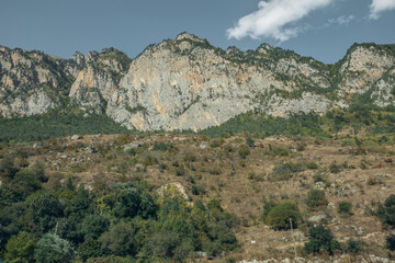 Fototapeta na wymiar mountains in the Republic of North Ossetia-Alania