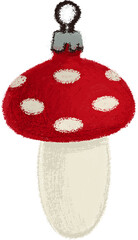 Christmas collection. Christmas tree decoration, isolated