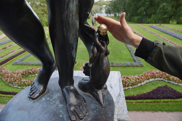 Disgruntled Cupid in Tsarskoye Selo.