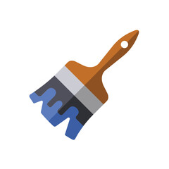 paint brush icon design vector template