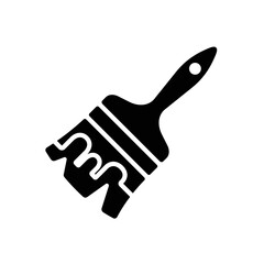 paint brush icon design vector template