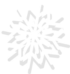 white christmas snowflake