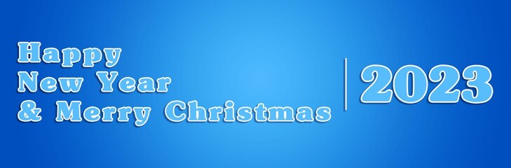 Happy New Year 2023 banner poster
