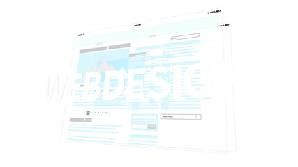 Global network. Blockchain. 3D illustration. Neural networks and artificial intelligence. Abstract