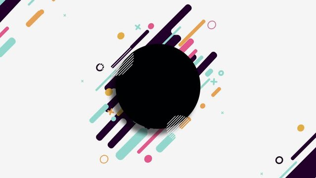 Geometric Shape Abstract Background art animation 