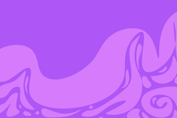 modern creative purple liquid waves