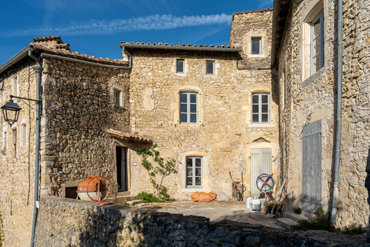village m&eacute;di&eacute;val de Mirmande dans la Dr&ocirc;me