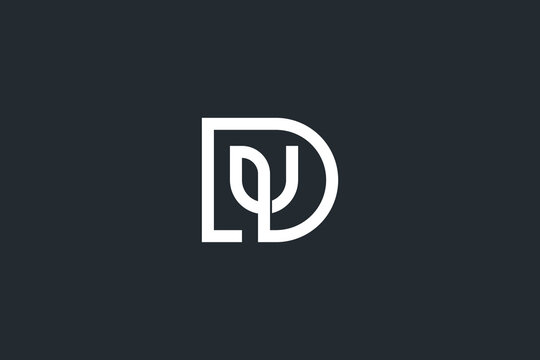 Abstract DY, YD, D, Y Letters Logo Monogram icon.