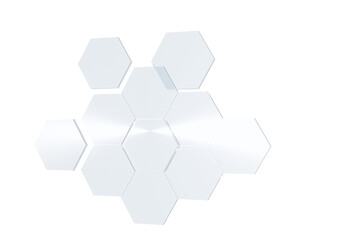 Global network. Blockchain. 3D illustration. Neural networks and artificial intelligence. Abstract