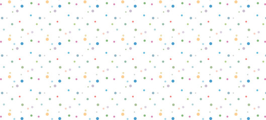 WHITE BACKGROUND COLORED DOTS