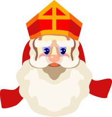 Saint Nicholas Head Christmas