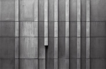 Background with grey concrete wall, modern texture with geometric elements